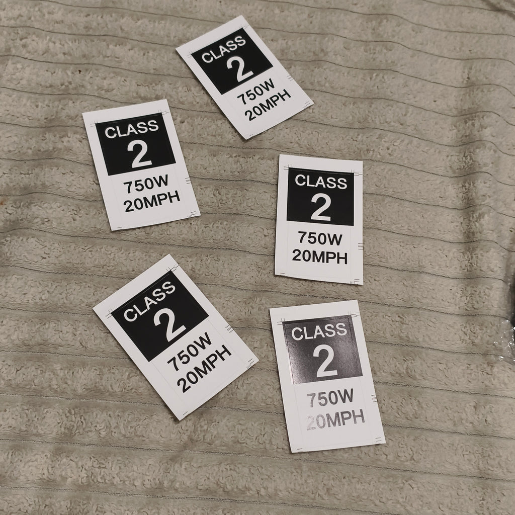 Class 2 stickers