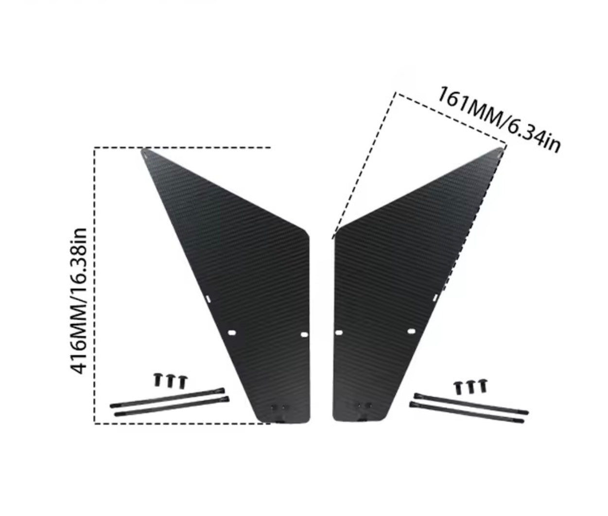 Tuttio carbon side panels