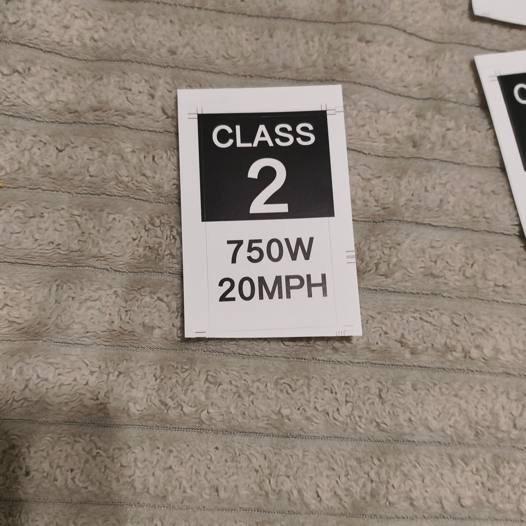 Class 2 stickers